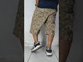 Bermuda Ripstop Pìxain Camuflado Bordade Bege PIX-248 #bermuda #ripstop #larga