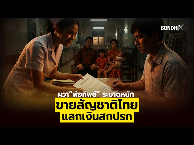 ผวา“พ่อทิพย์” ระบาดหนัก ขายสัญชาติไทย แลกเงินสกปรก : [SondhiX]