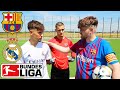 Fussball challenge vs u19 bundesliga spieler  matti  lukas  viscabarca