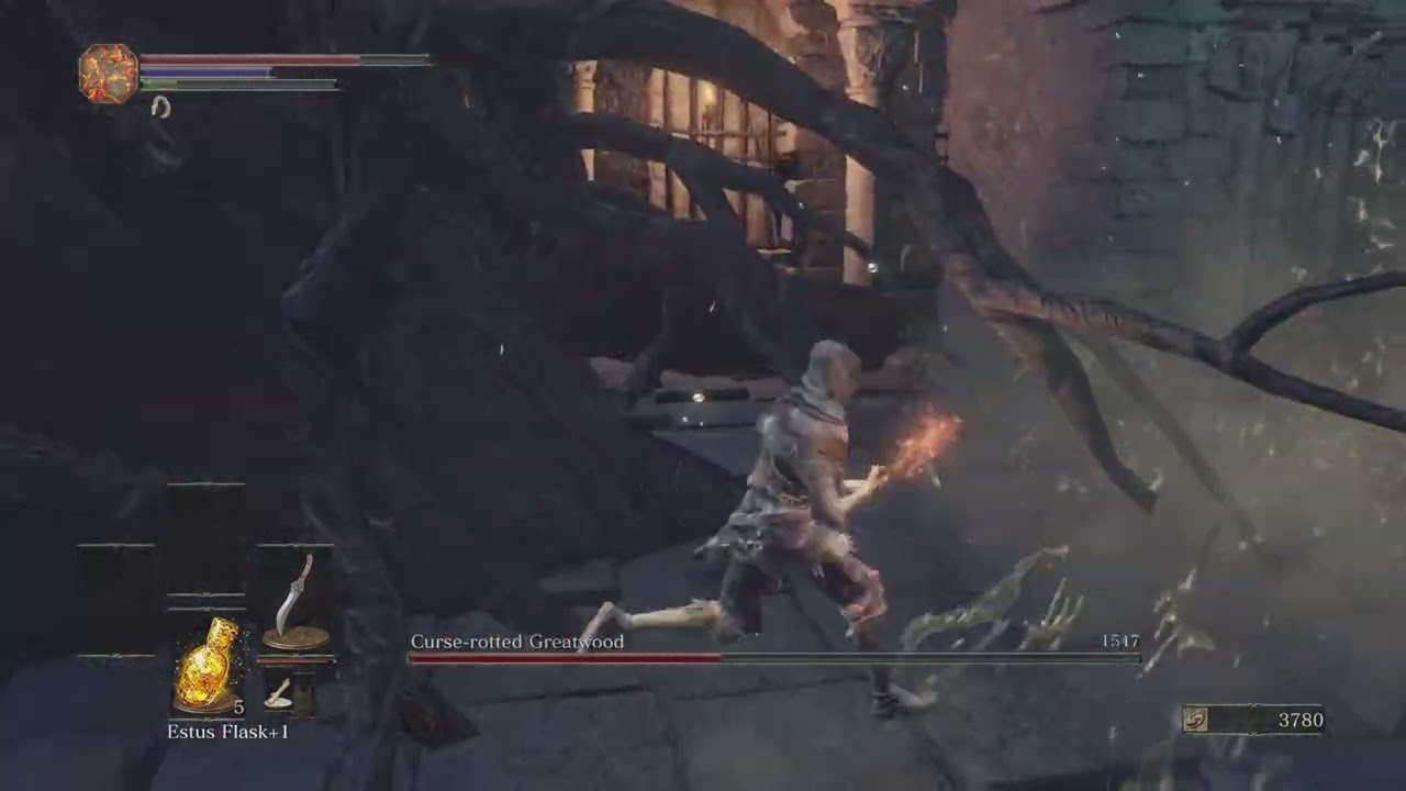 Dark Souls 3. one phase curse rotted greatwood glitch