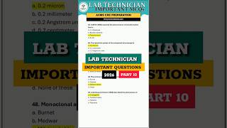 AIIMS CRE Microbiology MCQ Practice 🔥PART 10 | Important Questions with Answers ✅
