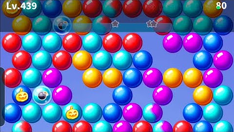 Bubble Shooter Level 439 Hard Level Gameplay Challenge 😫🔥 Unable to Complete | Intense Last Shots!