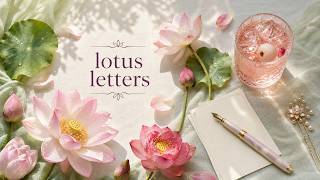 Lotus Letters 🪷 Soft Piano for Reading, Writing & Gentle Focus | 2 Hours screenshot 4