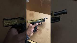 Gen 5 Glock 48. Zaffiri slide and threaded barrel. (15 rd)Shield arms Mag with gold mag stop.