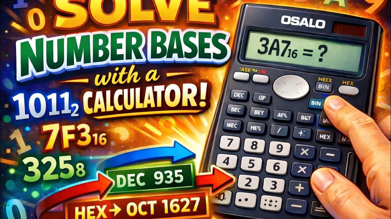 Number Base Made Easy with OSALO Calculator | Step-by-Step Tutorial