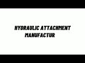 Indonesia no1 hydraulic attachment manufacturer 