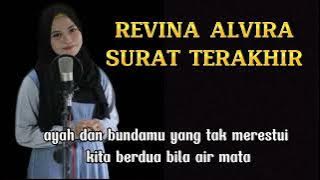 REVINA ALVIRA COVER -SURAT TERAKHIR#karaoke #dangdut