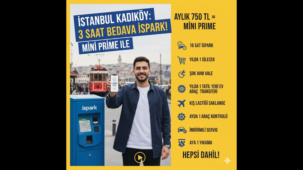 Mini Prime ve BMW Prime İspark Kullanımı Nasıl Yapılır ? Ücretsiz İspark Kullanımı Mini Counrtyman E