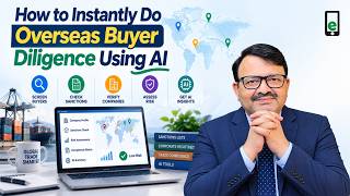 How to Automate Export Compliance & Buyer Due Diligence with AI