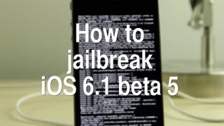 How to jailbreak iOS 6.1 beta 5 - tethered, pre-A5 screenshot 2