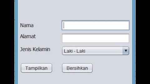 DASAR GUI - Pengenalan JAVA GUI (Graphic User Interface)