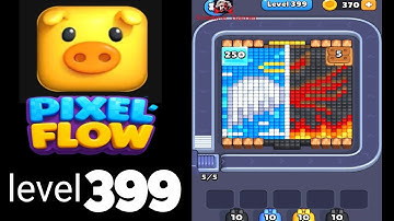 Pixelflow level 399 guide Walkthrough Solution