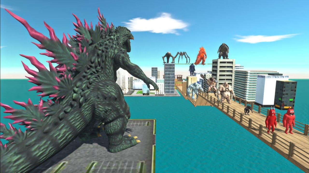 GODZILLA 2000 DEATHRUN VS GODZILLA THERMONUCLEAR FOR RESCUE GODZILLA SHOWA - ARBS