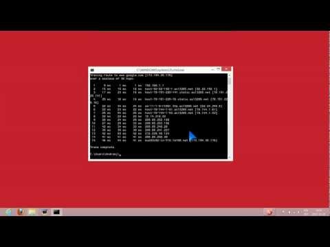 POLECENIE TRACERT W WINDOWS 8 I ADRESY IP DO KOGO NALEŻĄ ?