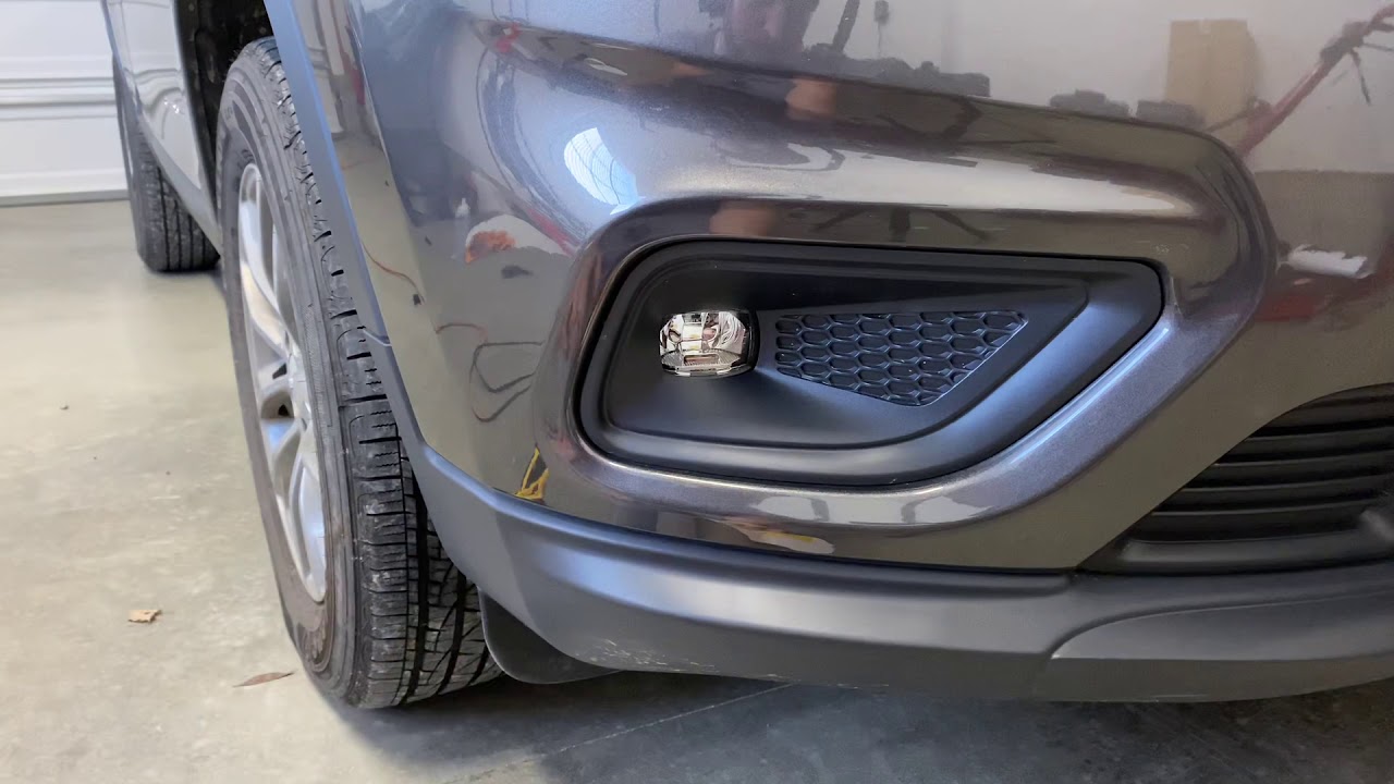 Fog light yellow tint for Jeep Cherokee 2019 + YouTube