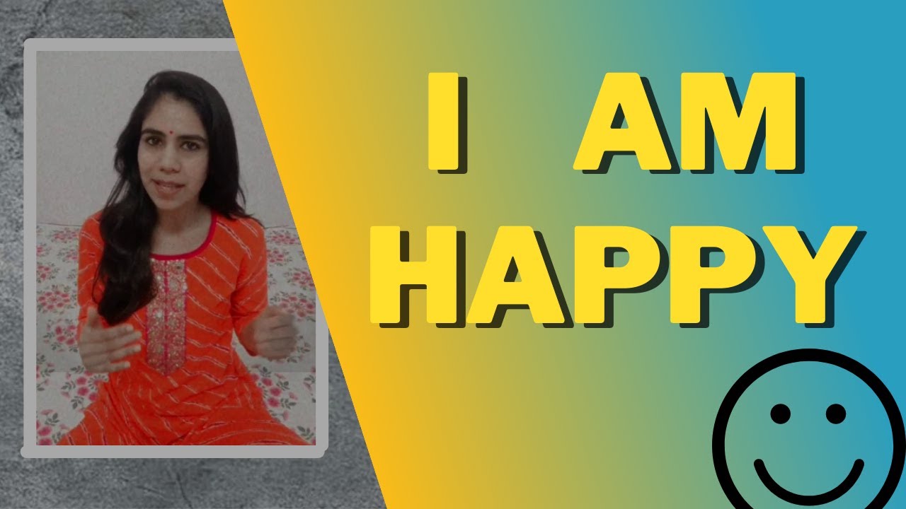 I Am Happy In Hindi Meaning Of Happy In Hindi Learn Hindi Youtube