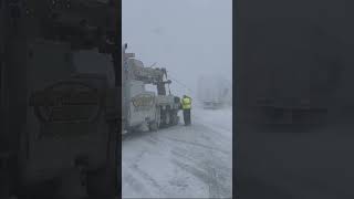 Semi truck goes off the road in Rochester, New York