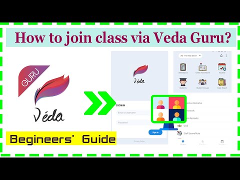 How To use veda guru ll laptop and android phone ll Students Login ll Online Zoom Class