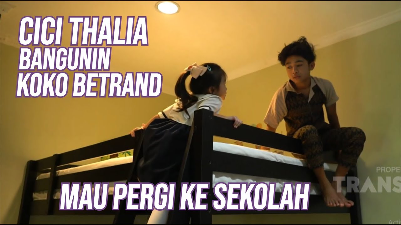 Kangen Sekolahnya, Koko dan Cici Pergi ke Sekolah | DIARY THE ONSU (22/5/20) P1