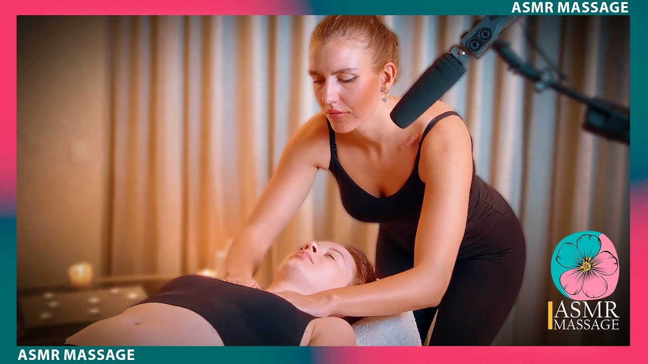 Korean ASMR face massage by Olga