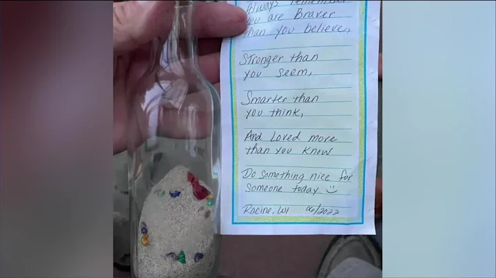 Racine Roundup: Message in a bottle spreading a me...