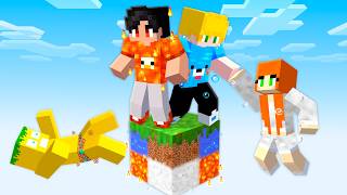 4 AMIGOS sobrevivendo a um BLOCO ELEMENTAL no minecraft