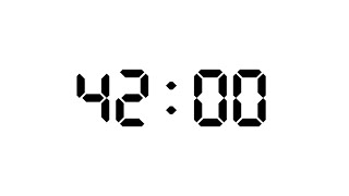 42 Minute | 2520 Seconds Timer | White Screen With Silent Focus | NX