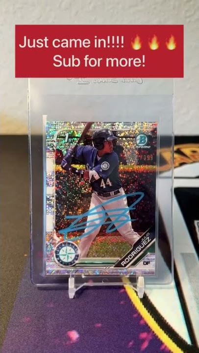 TTM AUTOGRAPH! Julio Rodriguez Seattle Mariners! Baseball card autograph, JROD. MLB home run derby