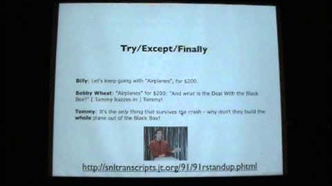 Python Bootcamp, Day 2, Video 4: Advanced Stuff