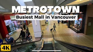 [4K]METROPOLIS  at Metrotown Summer Walking Tour 2025-The Most Visited Mall in Vancouver,BC,Canada 