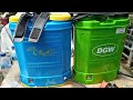 Sprayer elektrik cba vs dgw  review alat pertanian