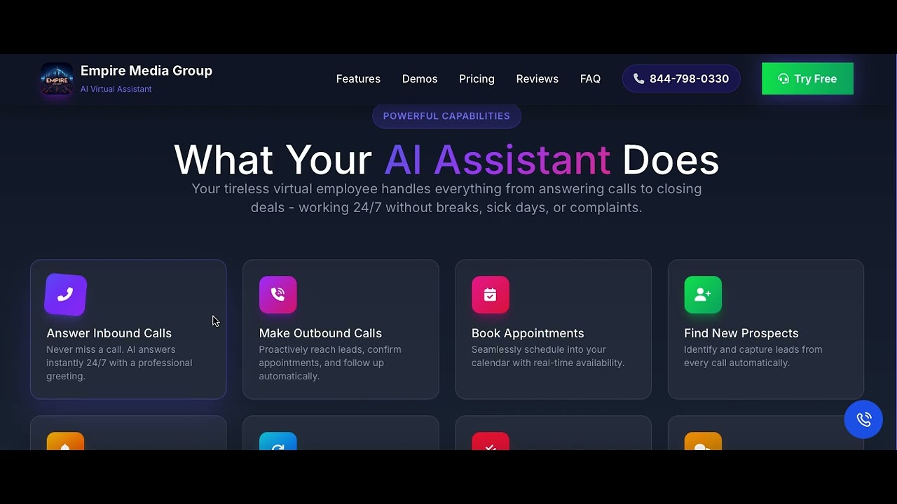 This 247 Virtual Assistant Will Change Your Business Forever  Empire Media Group Demo