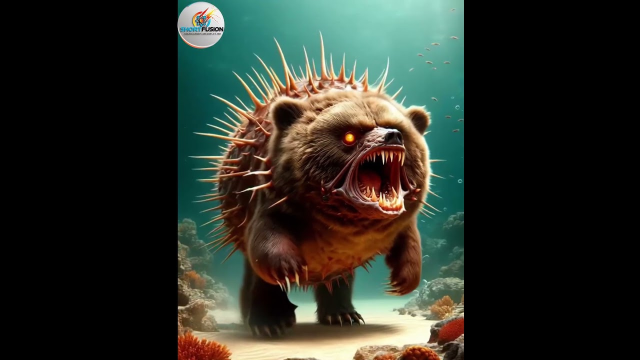 Unbelievable Animal Fusion! Bear Meets Pufferfish! 