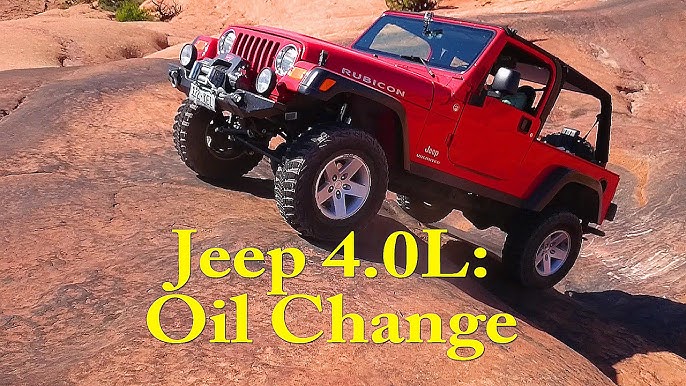 Jeep TJ Oil Change  | How To - YouTube