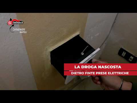 Video Droga nascosta dietro finte prese elettriche, ecco il video dei carabinieri