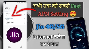 Best Jio 4G/5G APN Setting || New APN 2025 || Technical Gurudev .