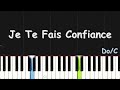 Moise Mbiye - Je te fais confiance | EASY PIANO TUTORIAL BY Extreme Midi