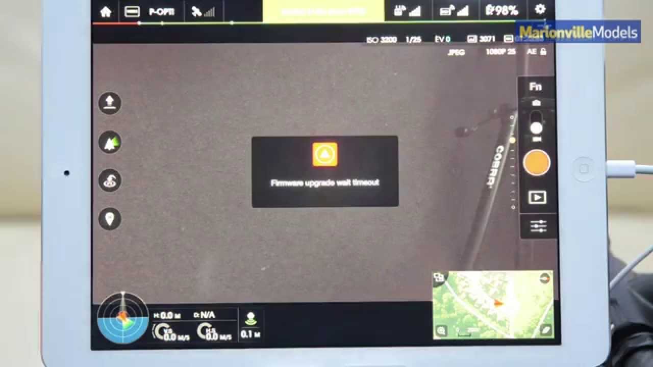 DJI Inspire Firmware Update Timeout. How to Fix This Issue 