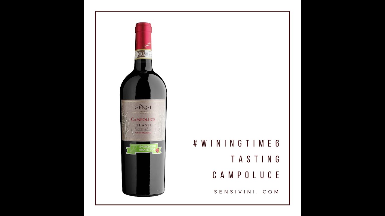 Sensi Campoluce Chianti Docg Италианско червено вино 2018 година