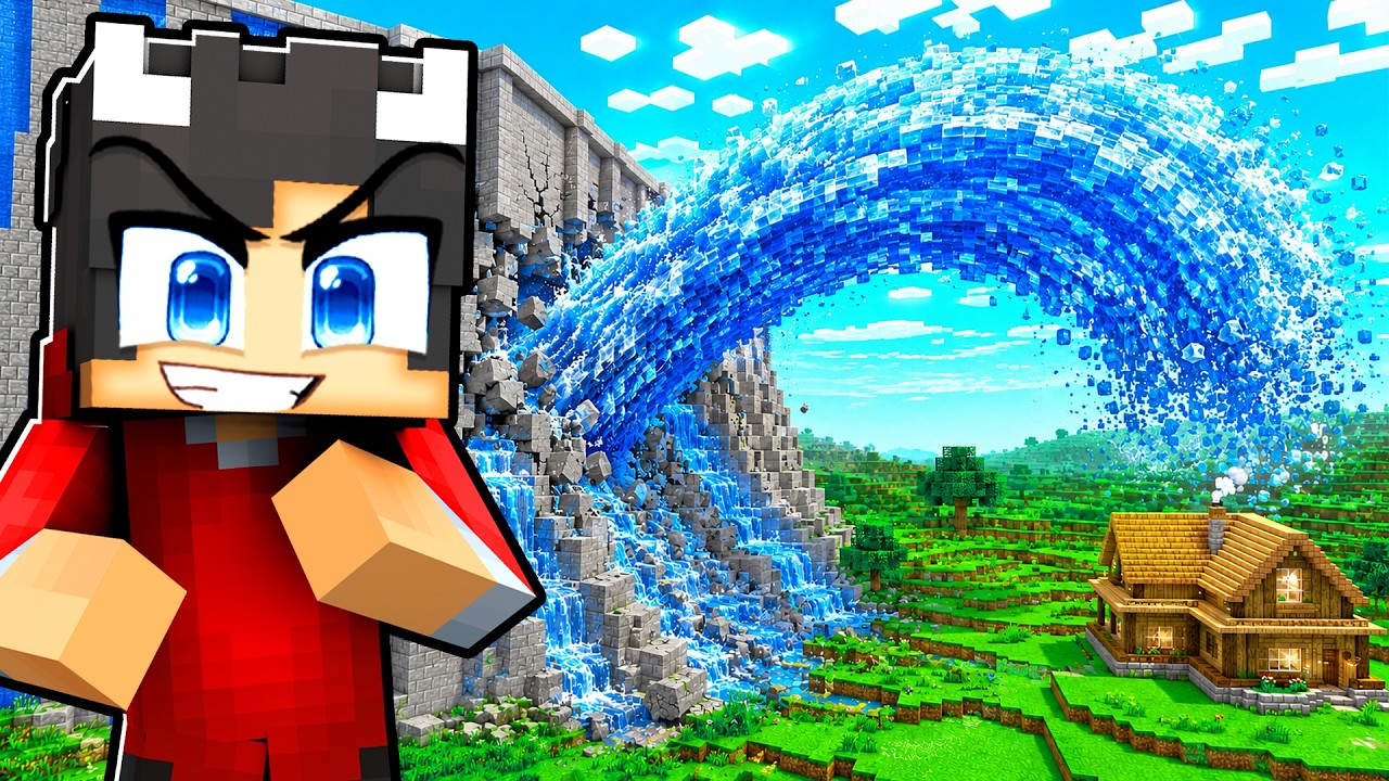 Jeg Oversvømmer Hele Verden I Minecraft!