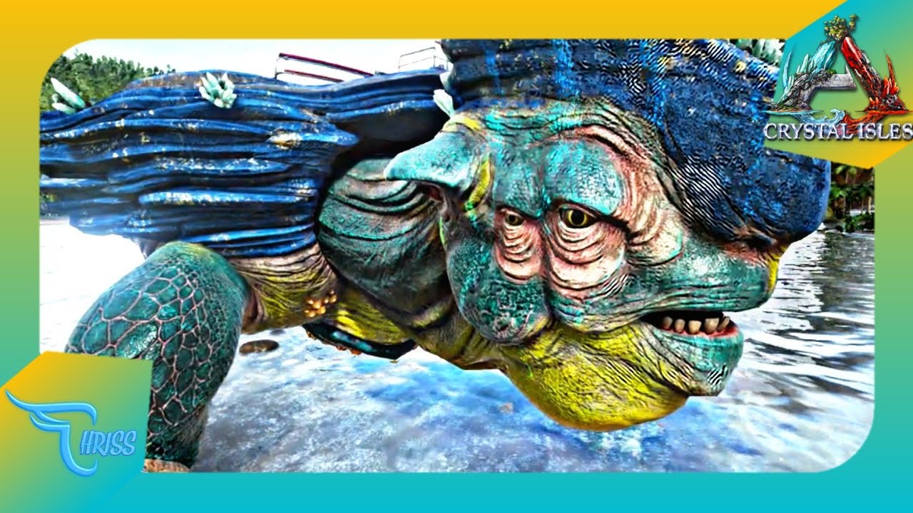 CRYSTAL MEGACHELON EASY TAME AND LOCATION 39 ARK CRYSTAL ISLES PLAY