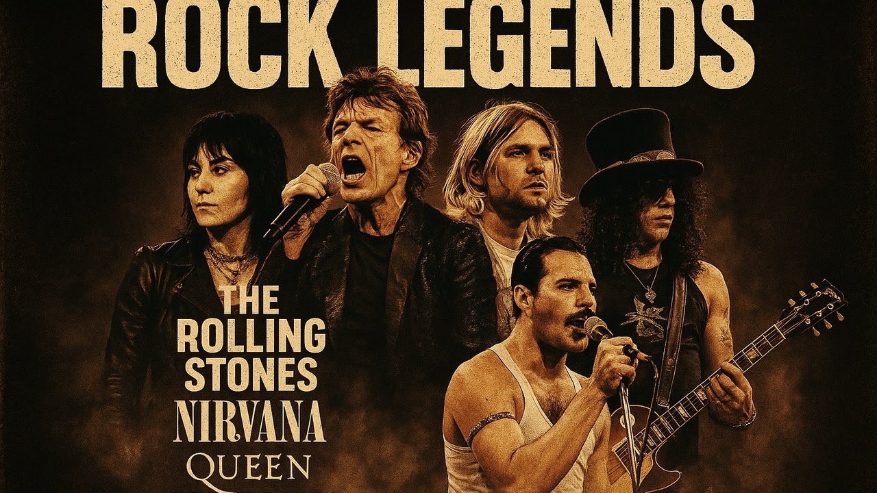 Classic Rock Legends Nonstop Ultimate Collection 70s 80s 90s | Queen, Guns N Roses, Bon Jovi