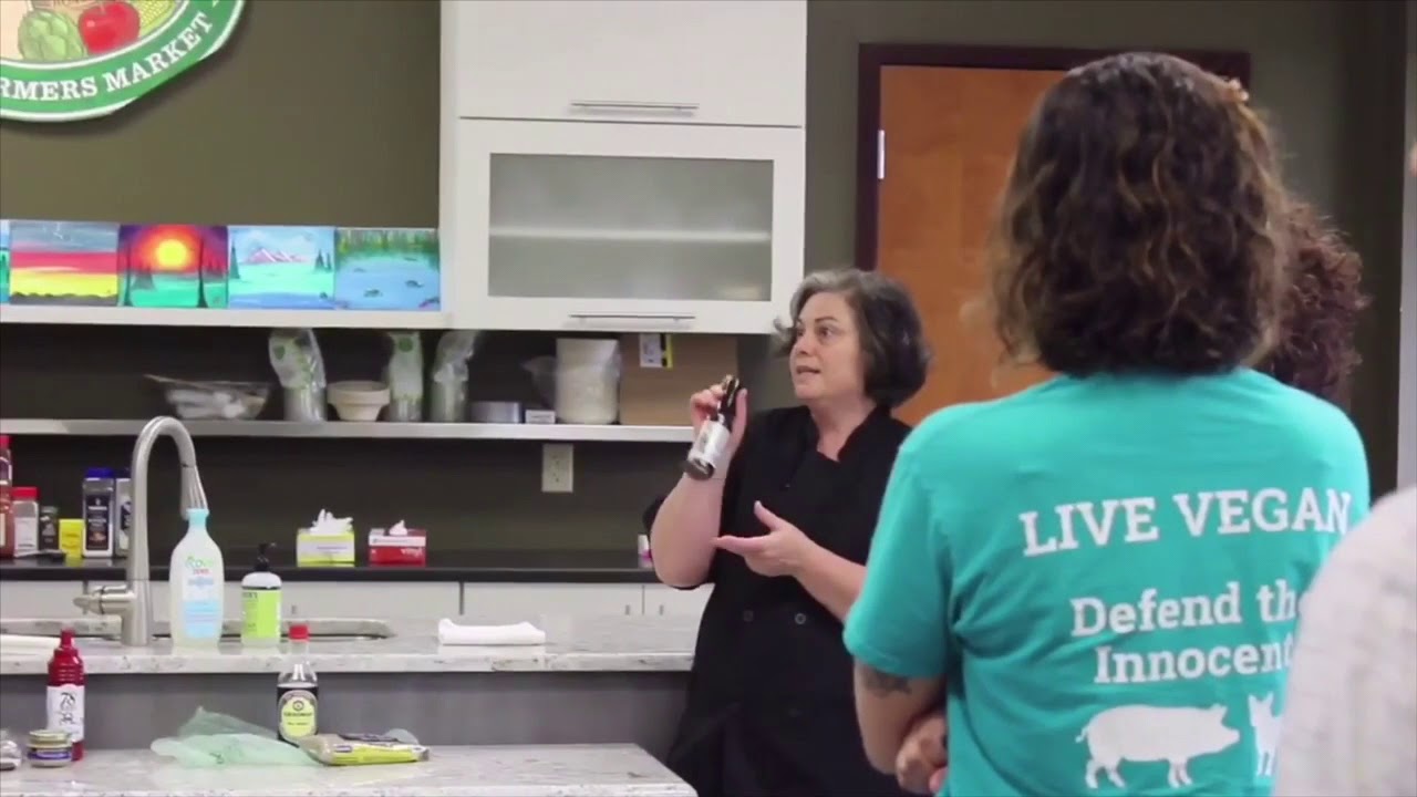 vegan restaurants May Vegan Challenge - Cooking Demo #1 with Chef Liza Naylor