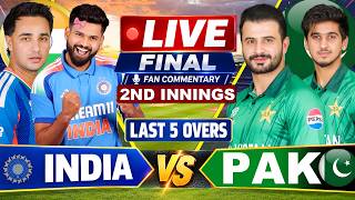 🔴Live IND Vs PAK Match Final Score |Live Cricket Match Today| PAK Vs IND live Last innings last 4 Ov
