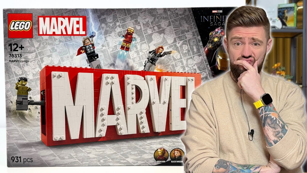 LOGO MARVEL Z MINIFIGURKAMI 💪 LEGO MARVEL 76313 RECENZJA