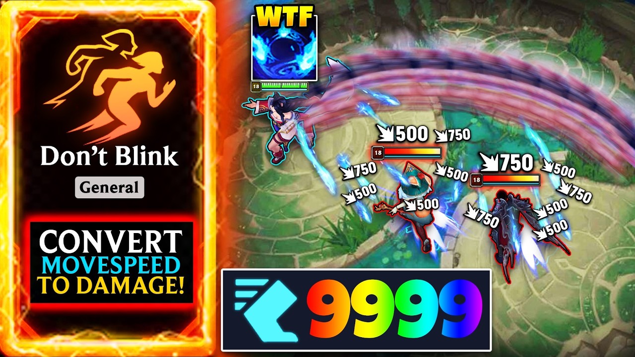 The most big brain Ahri build you'll ever see in Arena (CONVERT SPEED TO DAMAGE)