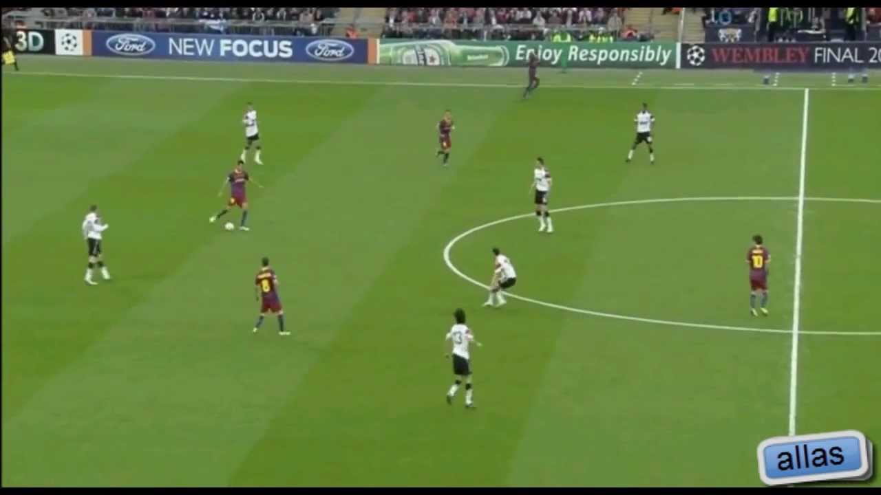 Sergio Busquets Passes between the lines YouTube