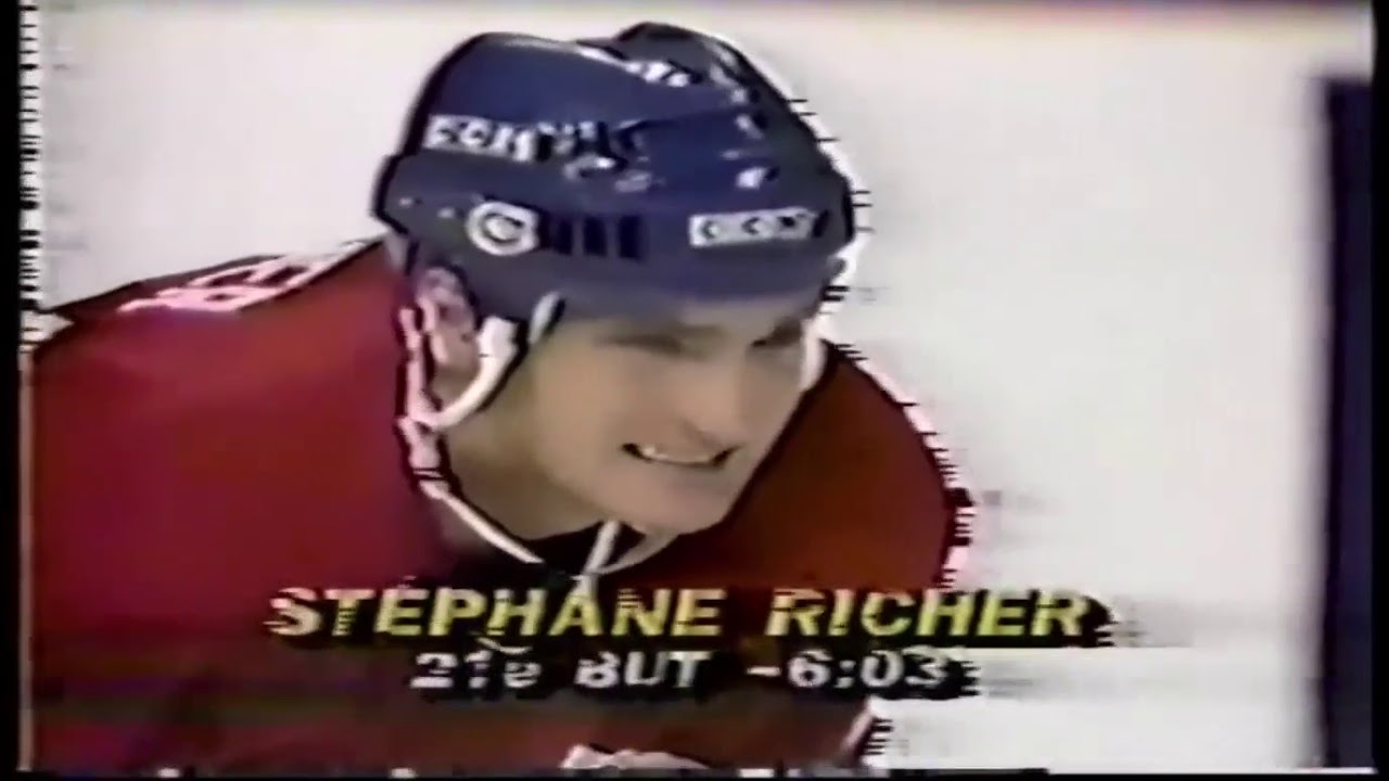 Stephane Richer vs Nordiques