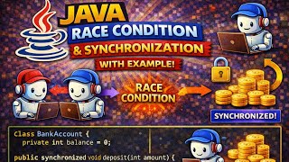 Java Race Condition &amp; Synchronization Explained with Examples | Multithreading Tutorial