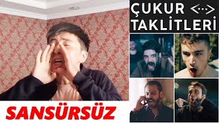 ÇUKUR - SANSÜRSÜZ TAKLİT ETTİM (Yamaç, Akın, Vartolu, Kulkan Cumali) (5.sezon Tanıtım 1.bölüm)